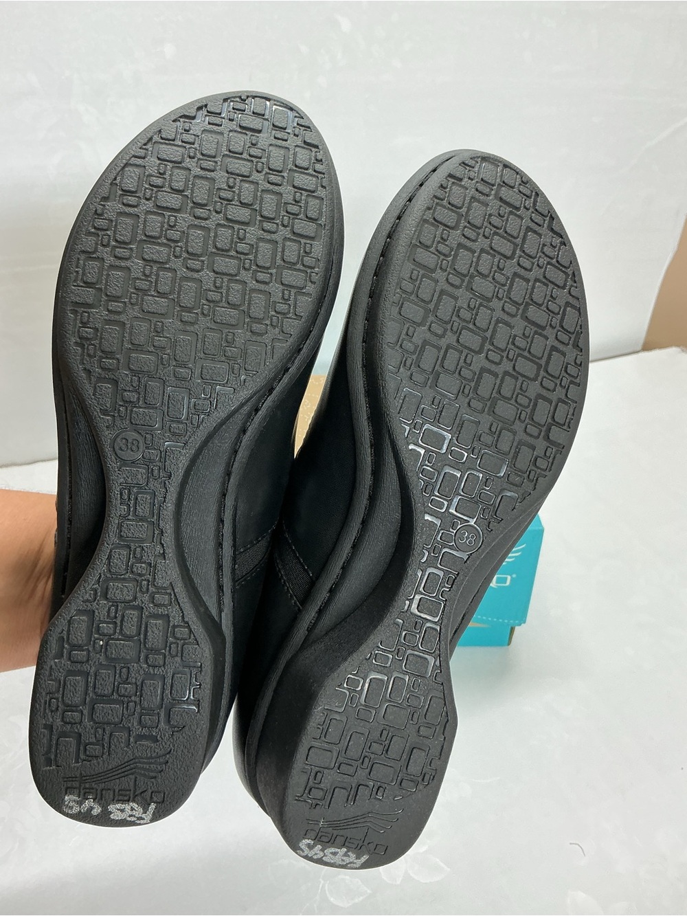 Dansko Black Mary Jane Low Wedge Heel Comfort Shoe - Picture 5 of 6
